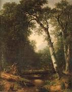Asher Brown Durand Ein Bach im  Wald oil painting on canvas